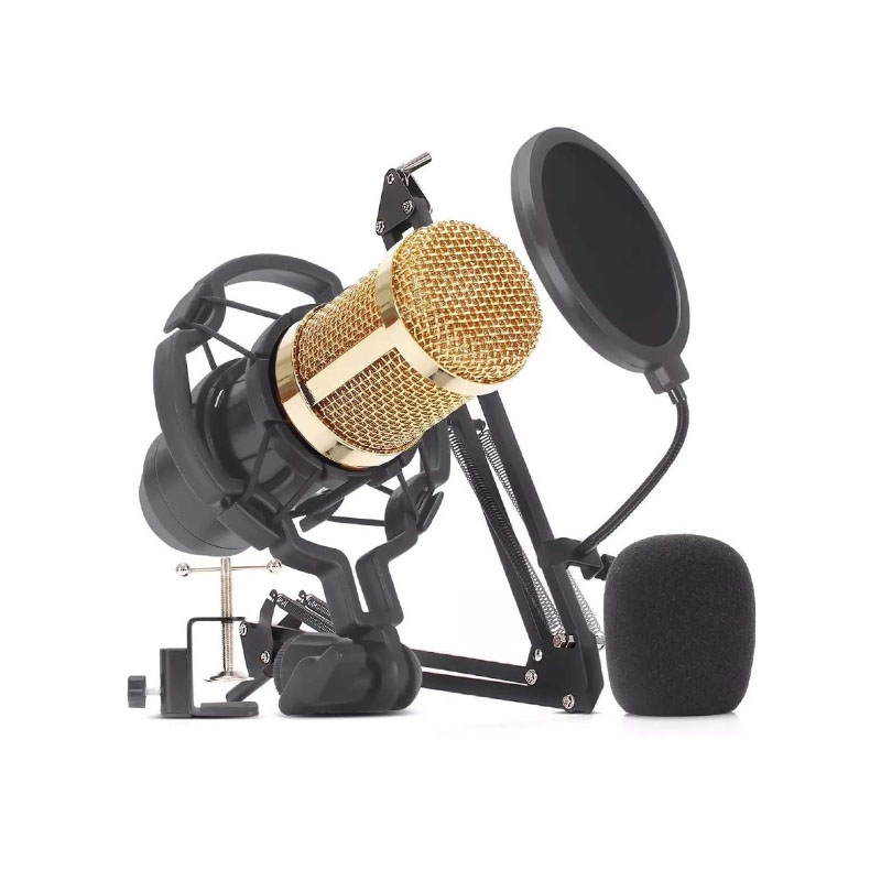 Kit Microfone Condensador Knup Kp-M0010
