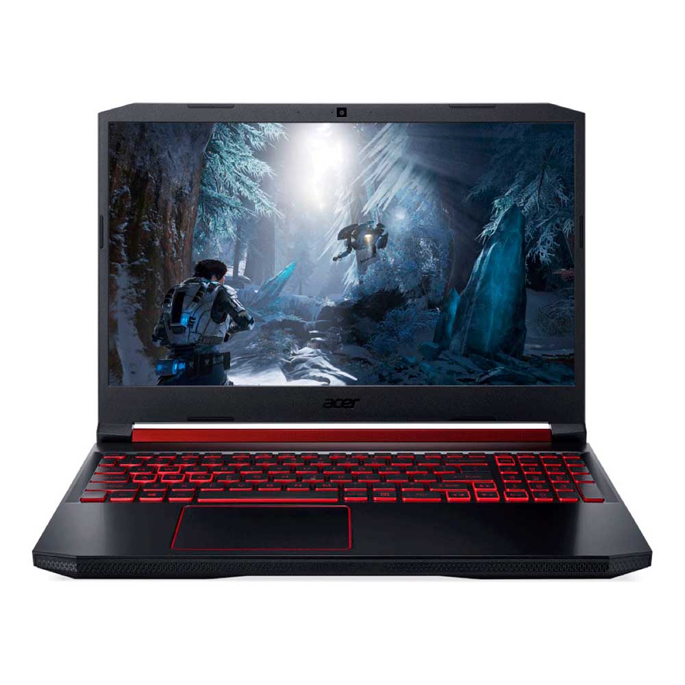 Notebook Gamer Acer Nitro 5 Intel I5-10300H 8gb 512gb Ssd Pl Video Gtx 1650 15.6 Pols Black / Red Win 11 - AN515-55-59T4