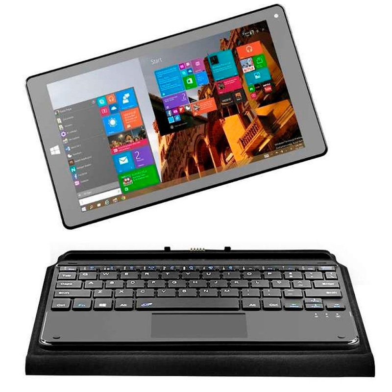 Notebook Hibrido 2 Em 1 Multilaser M8w Plus Quad Core 2gb 32gb Mmc Win10 8.9 Pols Preto Nb242