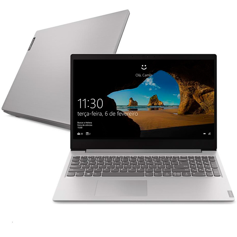 Notebook Lenovo Ultrafino Ideapad S145 I5-8265u 4gb 1tb Win10 15.6 Pols 81s90006br Prata