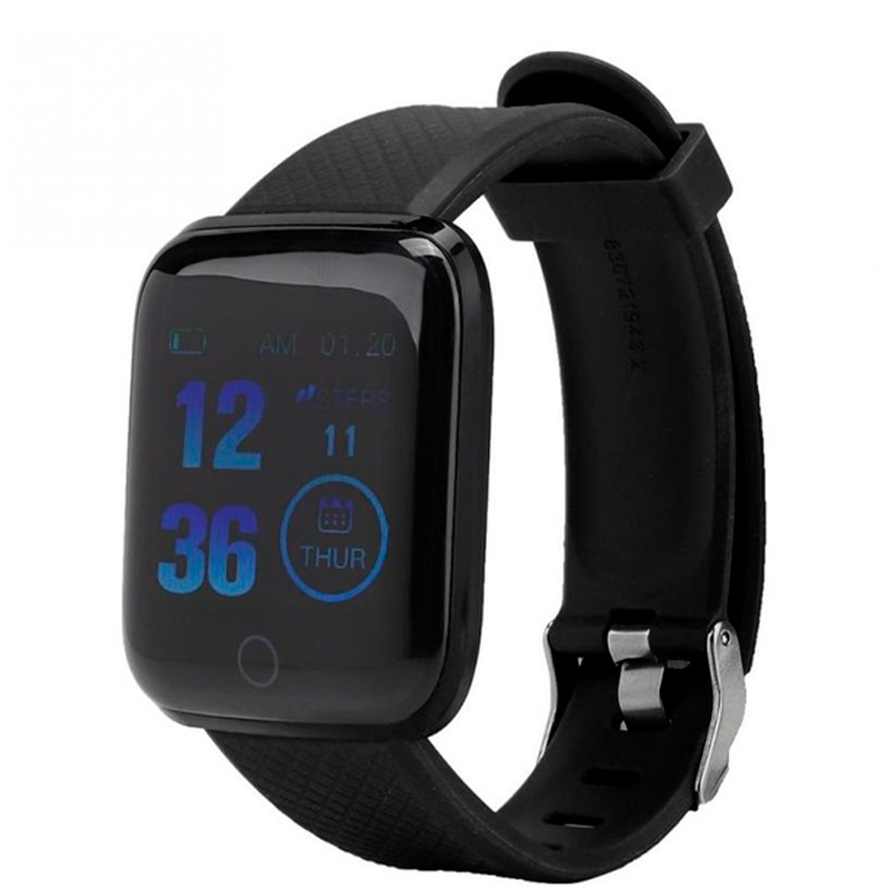 Smart Watch International Bluetooth D3 Fitness Heart Rate Preto