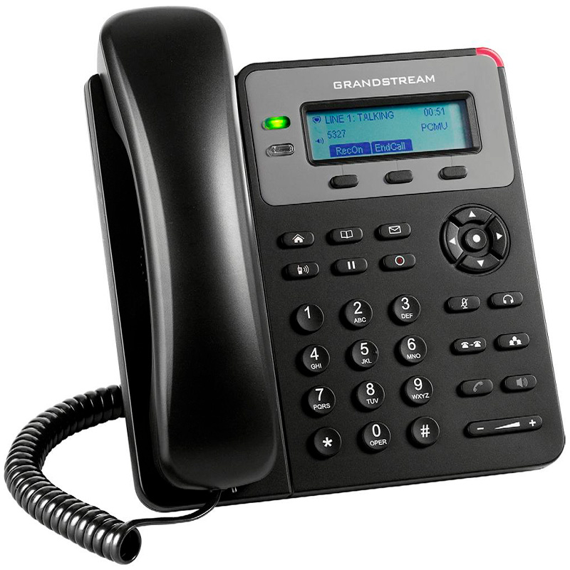 Telefone Voip Ip Grandstream Gxp1610 Preto Display Viva Voz Hd (962-00077-25a003)