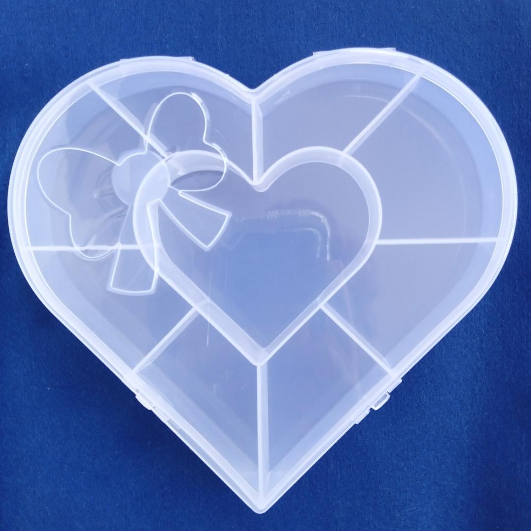 Caixa Plástica Organizadora Modelo Coração