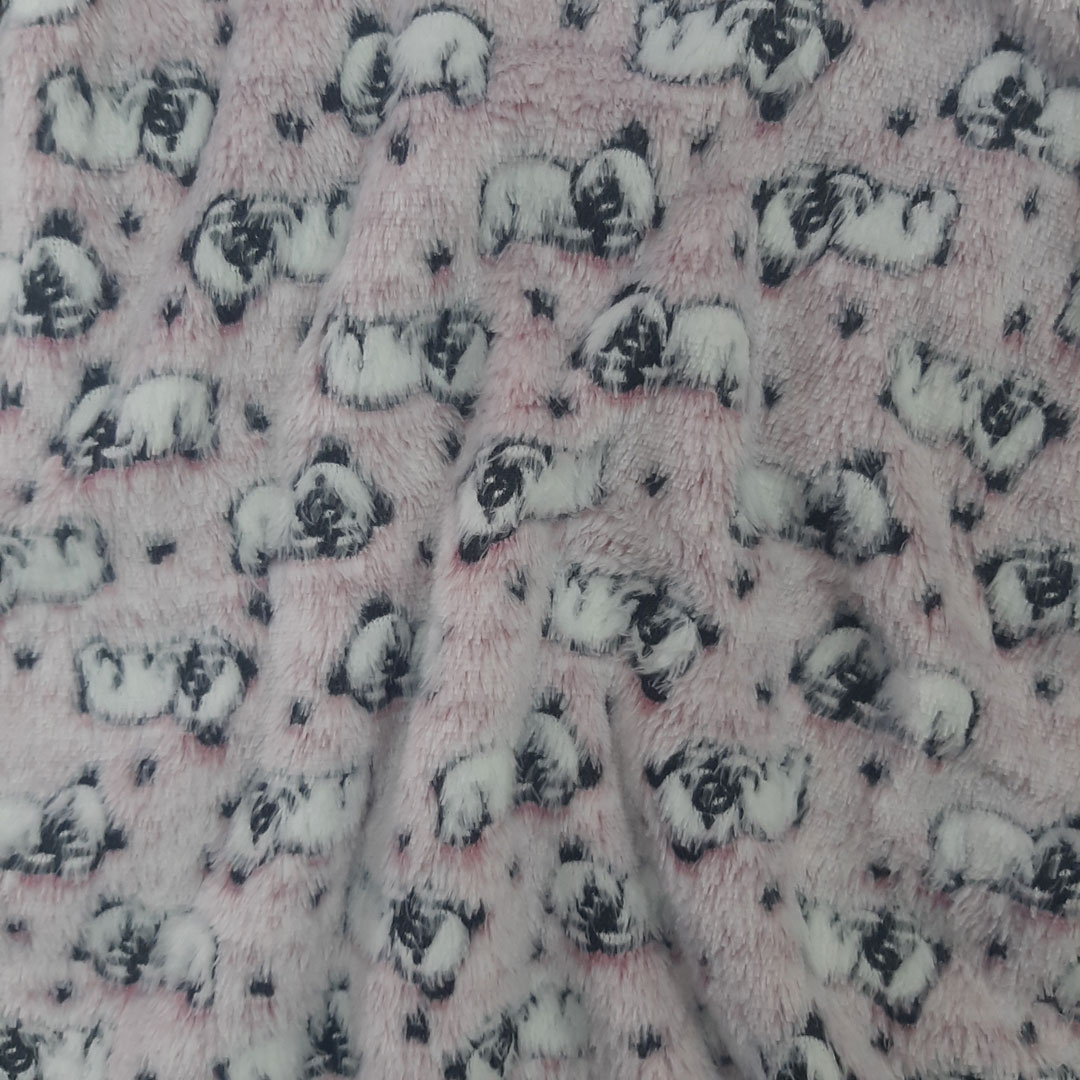 Tecido Fleece Estampado Ref 192623 Cor 329 Med 0,50m x 1,60m
