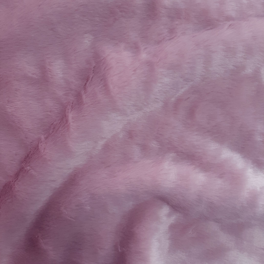 Tecido Pelúcia Pele Suave Importada cor: Rosê med. 0,50 x 1,60 m