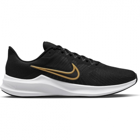 Tenis Nike Downshifter 11 Preto e Dourado