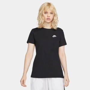 Camiseta Nike CLUB Essential Preta Feminina