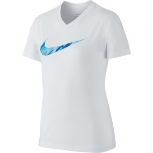 Camiseta Nike DRY Tee Infantil Feminina Branca