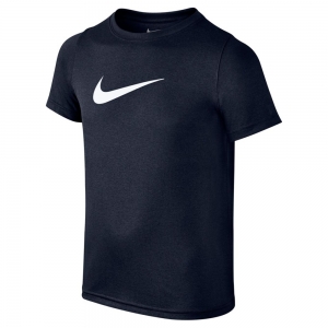 Camiseta Nike Solid Swoosh Marinho Infantil