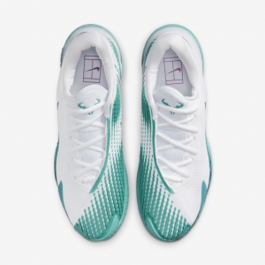 Tenis Nike AIR Zoom Vapor Cage 4 Rafa Branco e Verde