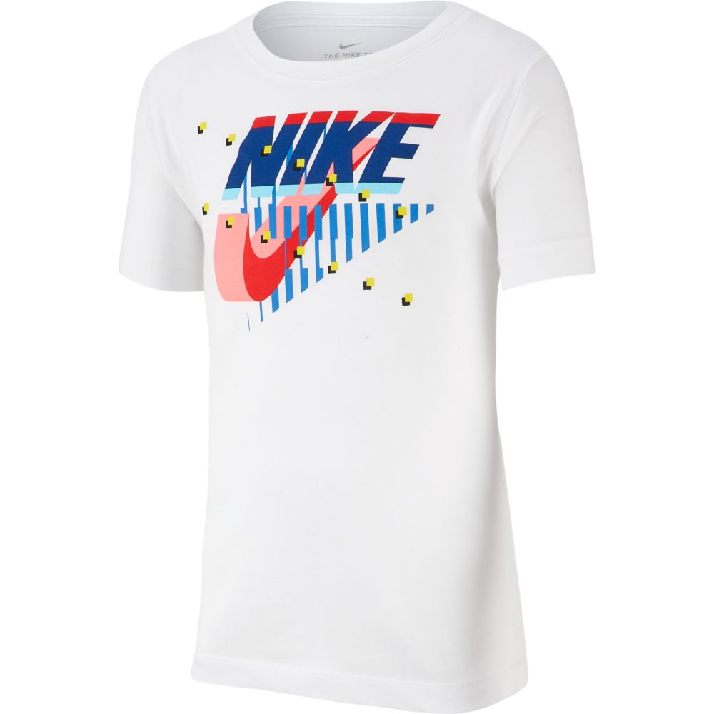 Camiseta Nike DRY Tee Futura Matrix Infantil Branco