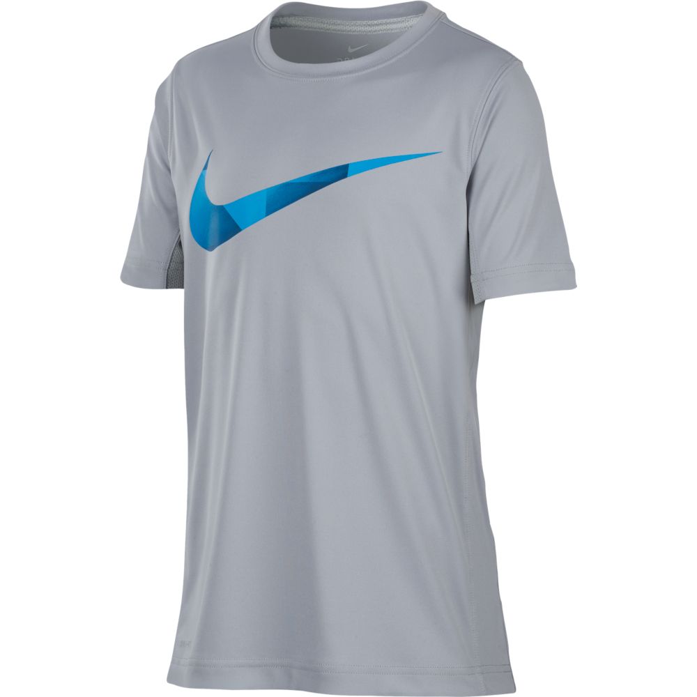 Camiseta Nike DRY TOP SS GFX Infantil Cinza