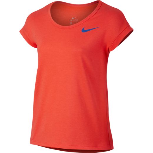 Camiseta Nike TOP SS Infantil Feminina Vermelha