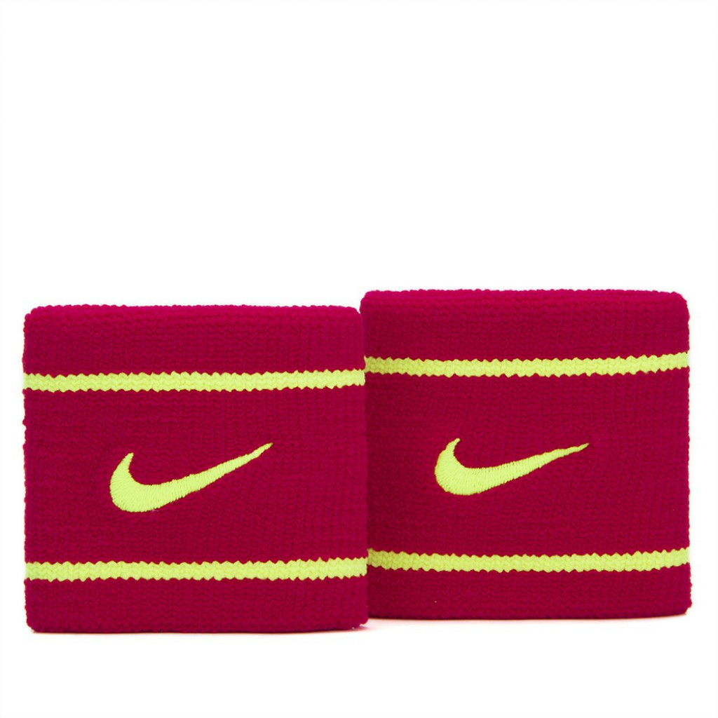 Munhequeira Nike DRI FIT Pequena PINK e Amarelo
