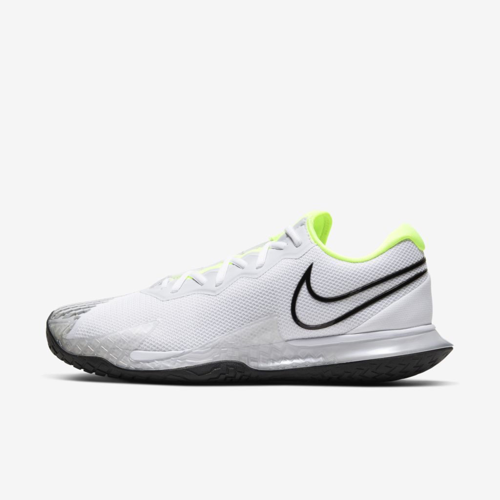 Tenis Nike AIR Zoom Vapor Cage 4 Branco e Verde Limao