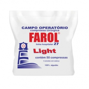 Campo Operatório Farol 45Cm x 50Cm Light 27g C/ 50