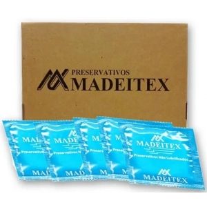 Preservativo Não Lubrificado c/144un Madeitex