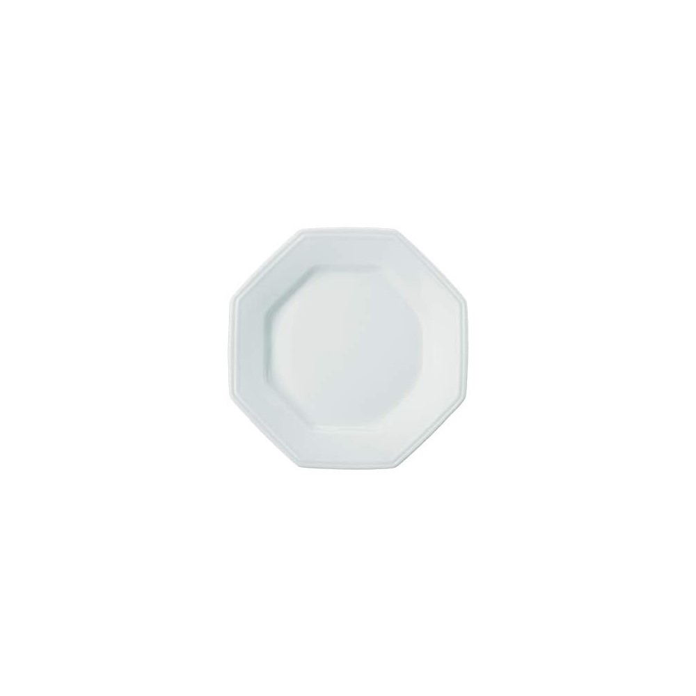 Prato Sobremesa Em Porcelana 20cm Prisma Branca Ref:077.058.20.0000 - Schmidt
