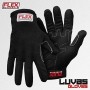 Luva Flex Gloves Poliéster Preta