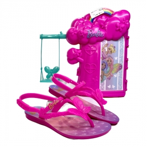 Sandália Barbie Grendene Infantil Casa Na Árvore Rosa