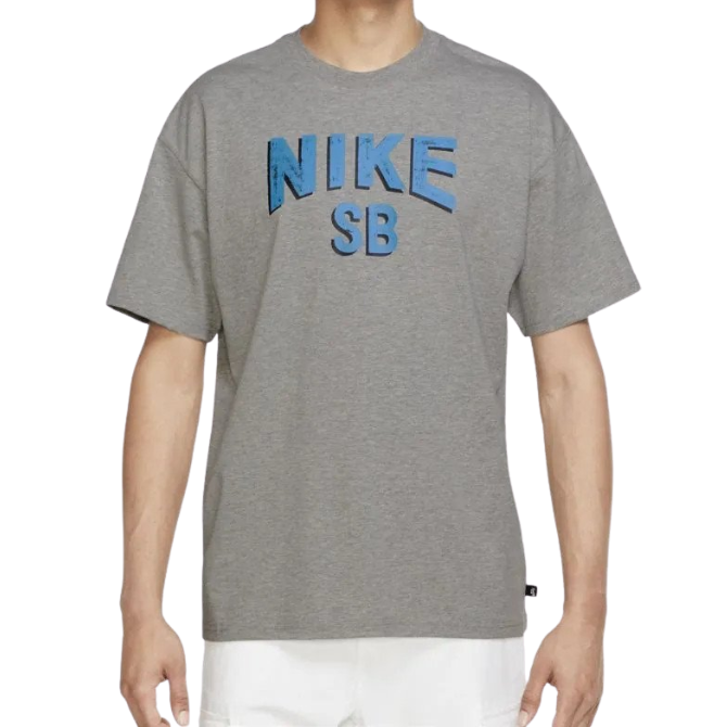 Camiseta Nike SB Mercado Cinza