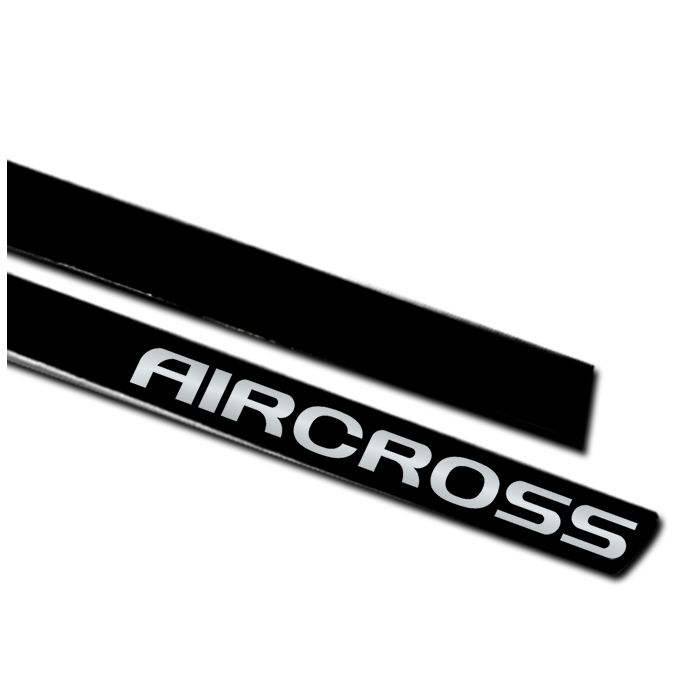 Friso Lateral Preto Slim Adesivo Cromado Aircross 2010/2020 4Portas
