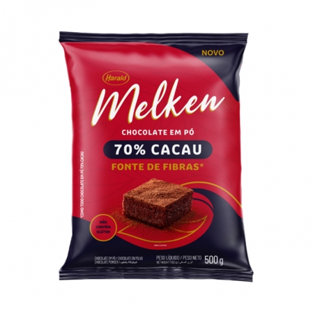 CHOCOLATE EM PÓ 70% 500G MELKEN 
