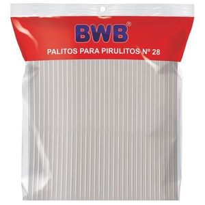PALITOS PARA PIRULITO GRANDE - CRISTAL  PCT C/ 50 UND (283) BWB