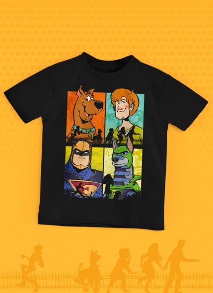 Camiseta Infantil Scooby! Heróis