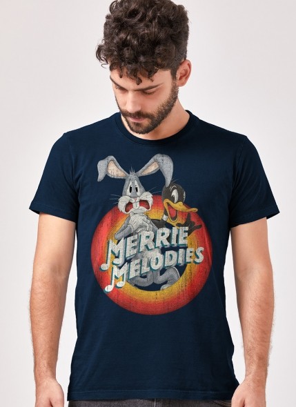 Camiseta Looney Tunes Pernalonga Merrie Melodies