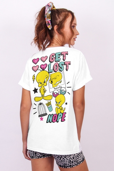 Camiseta Looney Tunes Piu-Piu Figurinhas