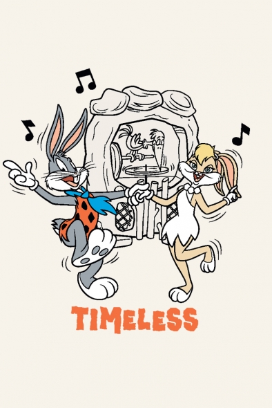 Camiseta Looney Tunes x Os Flintstones