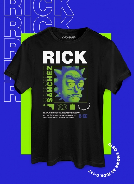 Camiseta Rick And Morty Genius Scientist