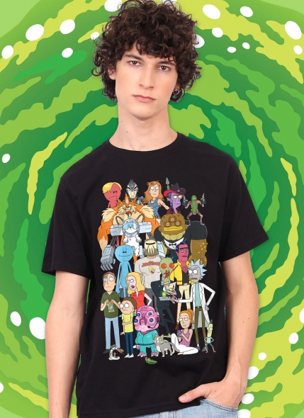 Camiseta Rick And Morty Personagens