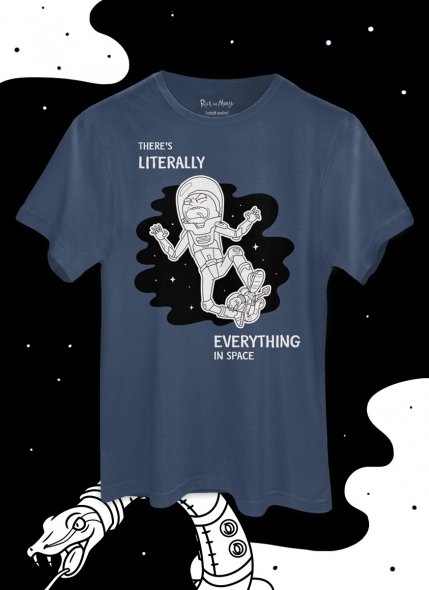 Camiseta Rick And Morty Tem Literalmente Tudo no Espaço S04E05