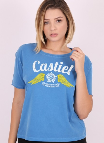 Camiseta Supernatural Castiel O Anjo