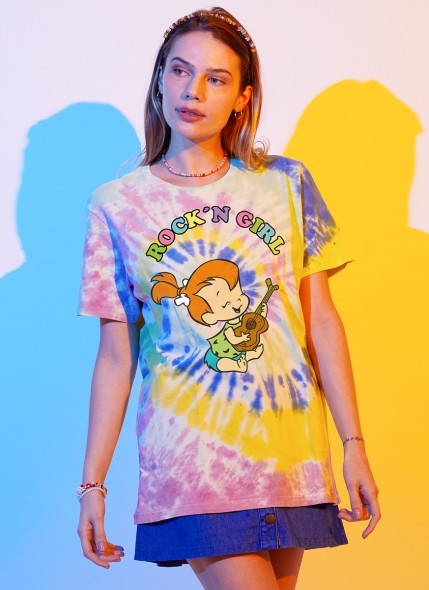 T-shirt Os Flintstones Pedrita Rock'n Girl