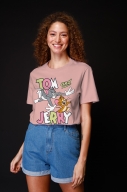 Camiseta Feminina Tom e Jerry Run