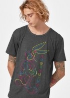 Camiseta Looney Tunes Pernalonga Neon