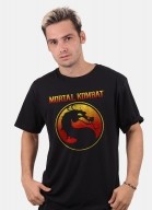 Camiseta Mortal Kombat Logo Clássico
