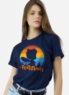 T-shirt Os Flintstones Bambam Pôr do Sol