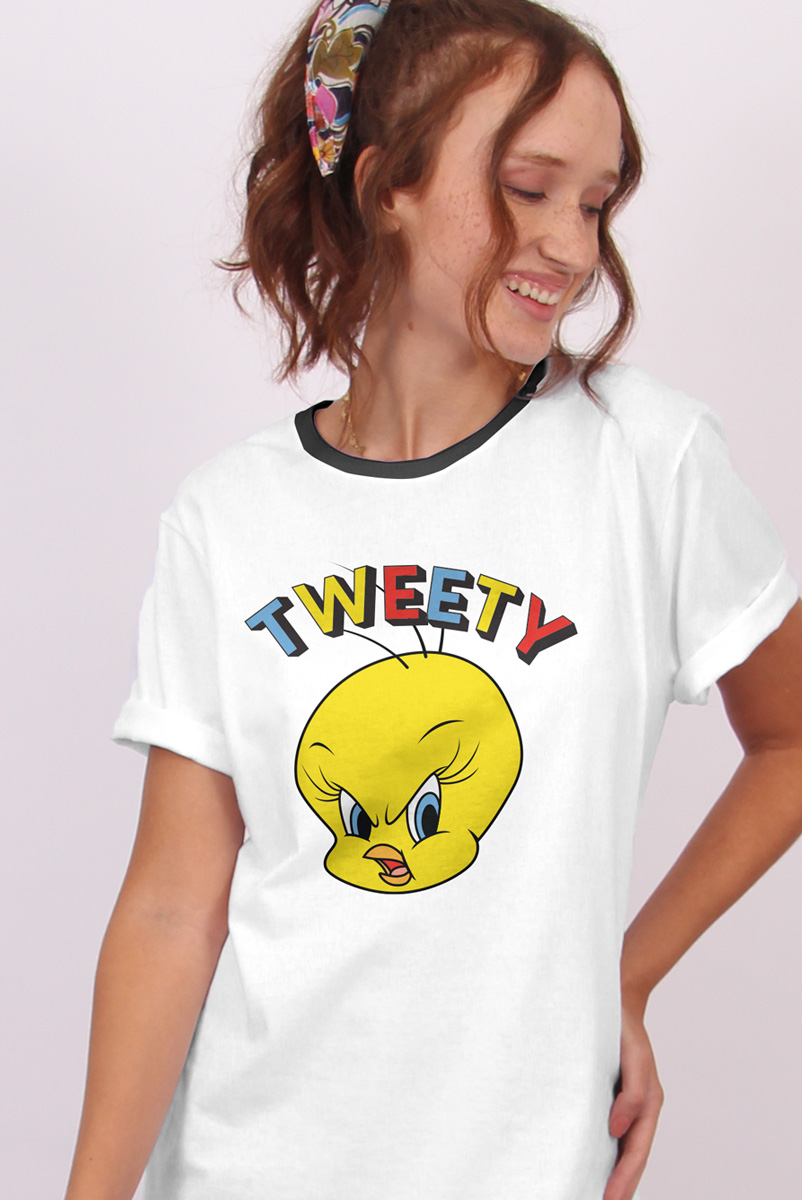 Camiseta Looney Tunes Piu-Piu Angry