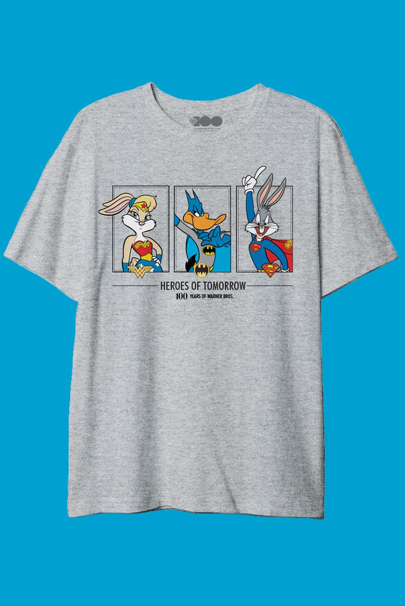 Camiseta Looney Tunes x Super - Heróis