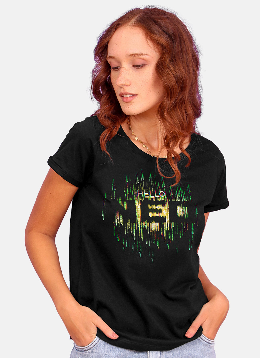 Camiseta Matrix Hello Neo