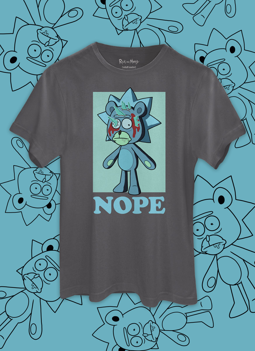 Camiseta Rick And Morty Ted Ricky Nope S04E01