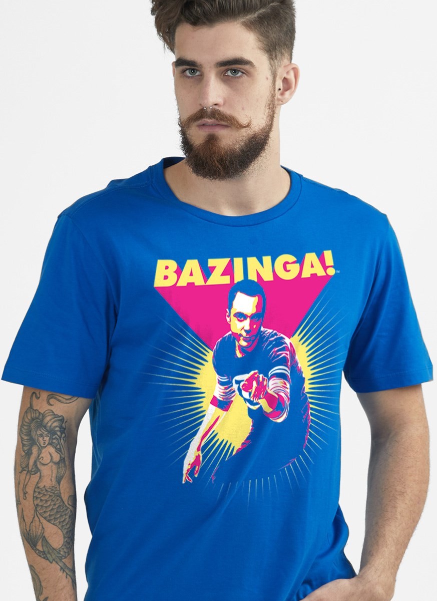 Camiseta The Big Bang Theory Bazinga!