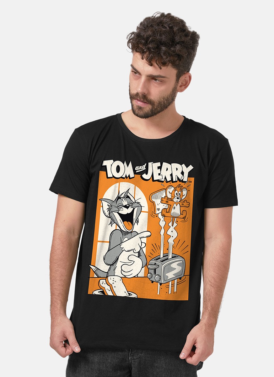 Camiseta Tom e Jerry Torradeira