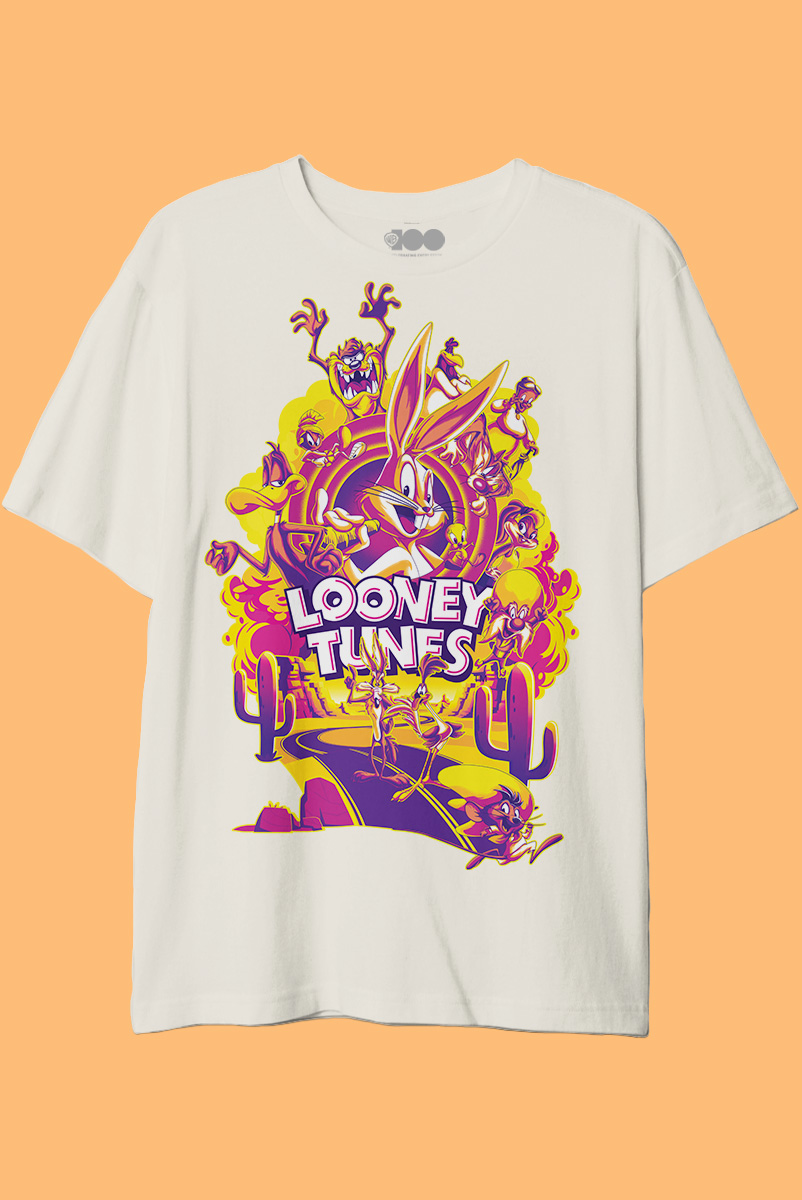 Camiseta Unissex Looney Tunes Tropical
