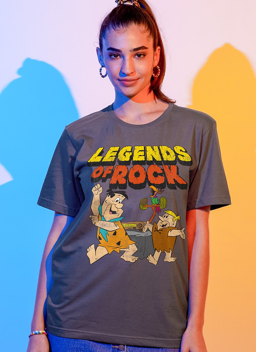 T-shirt Os Flintstones Legends Of Rock