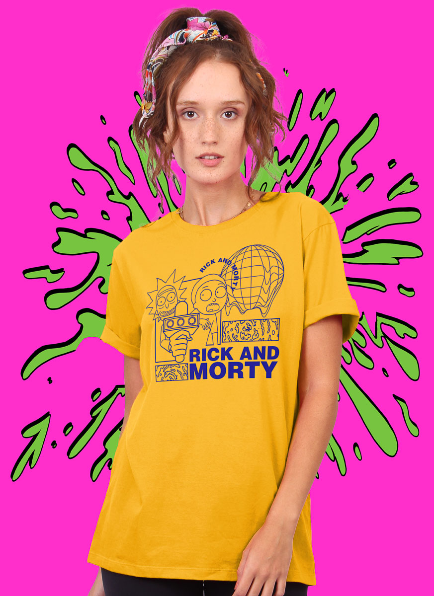 T-shirt Rick And Morty The World